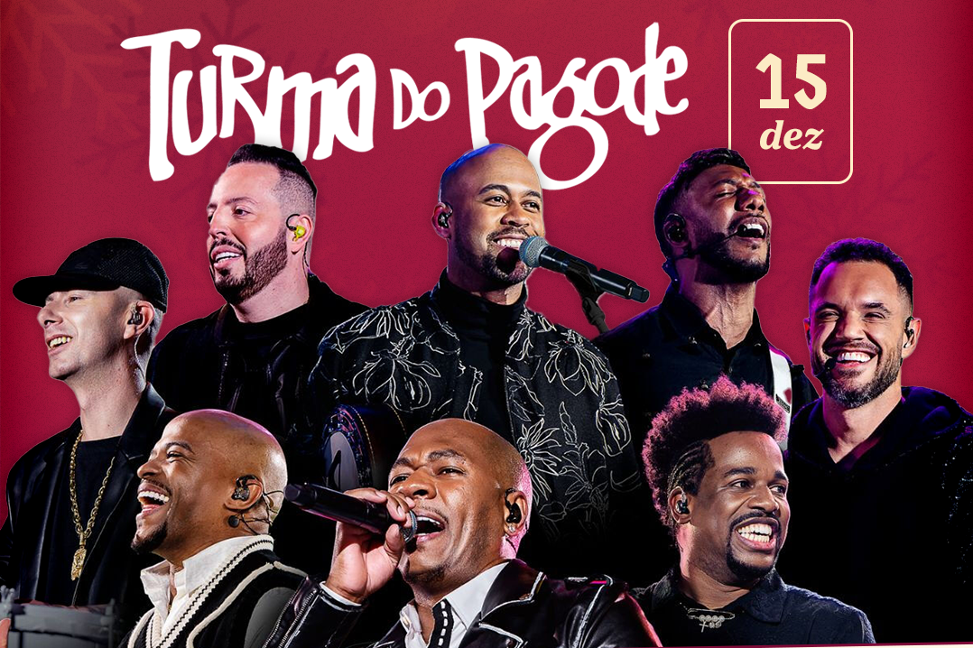 Domingo (15) tem Turma do Pagode no Natal da Integração