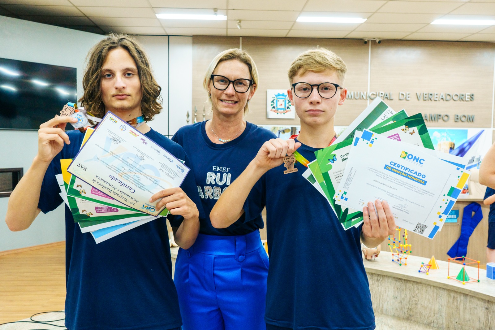 Campo Bom conquista um ouro e quatro bronzes na Olimpíada Brasileira de Matemática